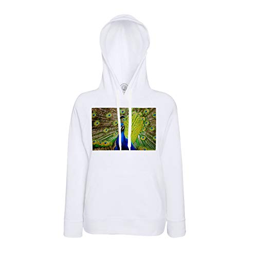Sweat à capuche paon idée cadeau originale pour passionné d'oiseaux et nature