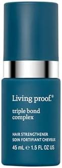 Living Proof Triple Bond Complex –Actually Repairs Hair, Scientifically Proven 8× Stronger,Clinically Proven to Reverse Damage,Reduces Split Ends & Breakage,Adds Softness & Shine,Heat Protection 450°F