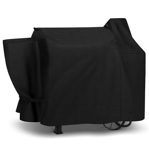 Unicook Pellet Grill Cover Compatible with Pit Boss 820 820 Deluxe and 850 Outdoor Waterproof Wood Pellet BBQ Smoker Cover All Weather Protection