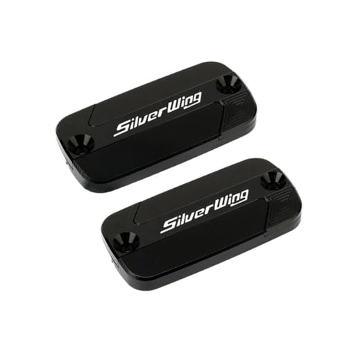 Motocicleta Tapa depósito Freno Depósito De Líquido De Frenos Delantero, Tapa De Copa De Aceite, Cubierta De Cilindro Maestro para FCS600 Silverwing FCS 600 Silver Wing 2001-2011