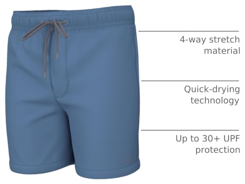 Image of HUK Girls' Pursuit Volley Short, Quick-Dry Fishing Shorts for Kids