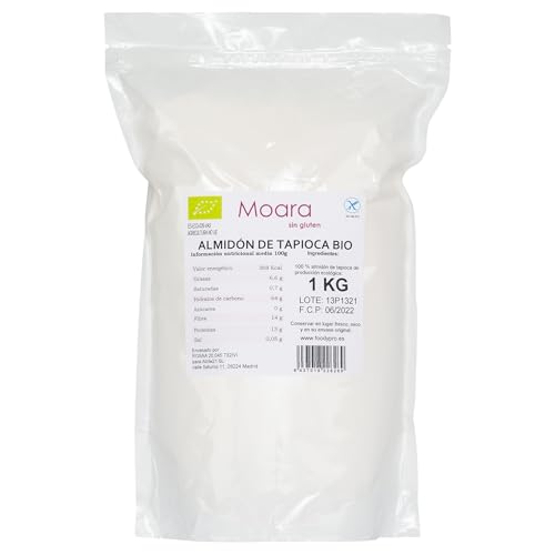 Almidón de tapioca, ecológica y vegana - Fécula de mandioca (1 kg)
