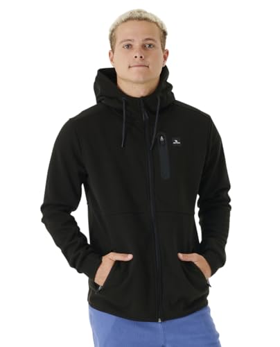 Rip Curl Men's Departed Anti Series Technical Zip Up Hooded Sweatshirt