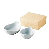 Mino Ware Miyama 64-127-225P Gift Set, Bowl, Bowl, Set of 2, 5.3 inches (13.5 cm), 6.7 inches (17 cm), 'Cotori Kotori' Tricot Set, Gray Mat, Wedding Gift, Housewarming Gift, Made in Japan