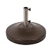 US Weight Fillable Free Standing Umbrella Base, Empty, Bronze