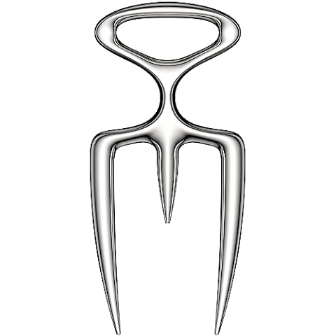 qAp quality art Practical-18/8 Stainless Steel Meat Carving Fork for Securely Holding and Slicing Large Cuts (6 Inch) Cover