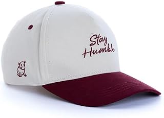 Capshap Humble Cap, Unisex Baseball Cotton Cap Off-White, Maroon Price In India