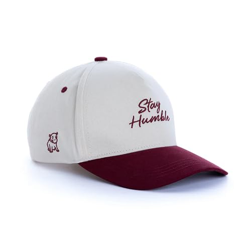 Capshap Humble Cap, Unisex Baseball Cotton Cap Off-White, Maroon - Review, Price and Buying Guide