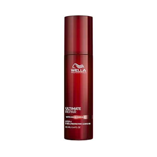 Wella Professionals Ultimate Repair Leave-in Lotion - 5-in-1 Breakage Damage and Heat Protection Hair Treatment - for All Hair Types (95ml)