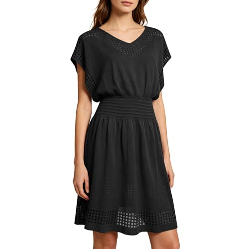 Genérico Falda Playera Suelta y Casual Que Abraza la Cintura con Blusa Abierta al Frente para Mujer, cómoda