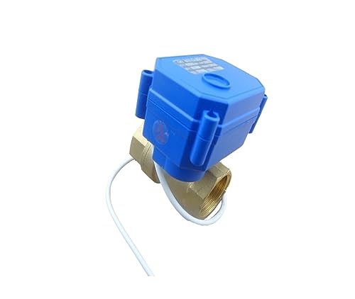 Válvula de bola motorizada DN25 de 2 vías con alimentación de 24V 3
