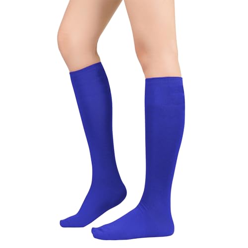 Image of Women's Knee High Socks Long Athletic Thin Thigh High Stocking Outdoor Sport Casual Tube Socks Knee Socks