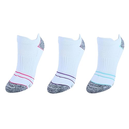 Image of Fruit of the Loom Women's Premium Seamless No Show Tab Socks (3 Pack)