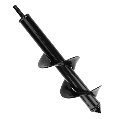 Broca para Taladro de Jardín, Excavadora de Taladro para Ahoyadora, Cultivador de Suelo Broca, Herramientas para Flor Plantando árboles Arbustos (Diá:8cm L:30 cm)