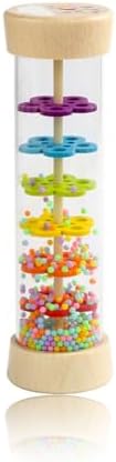 Rain Stick - Wooden Rattle with Soothing Drip Sound - 3+ Months -...