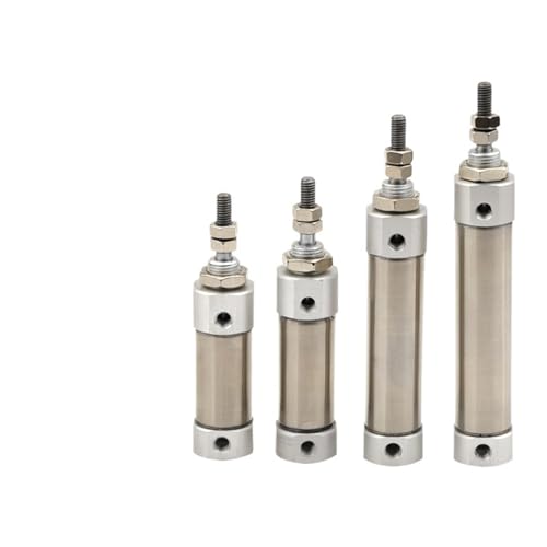 Cilindro mini PB10 de acero inoxidable para movimientos neumáticos precisos 2