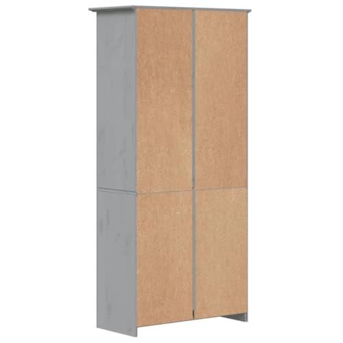 Estantería de madera maciza para organizar el dormitorio y crear un salón acogedor y ordenado 7