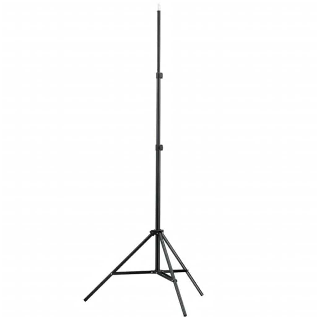 Supporto per lampada in alluminio per studio fotografico, regolabile da 78 a 210 cm, con borsa per il trasporto, treppiede stabile per lampade, stroboscopi e fotocamere