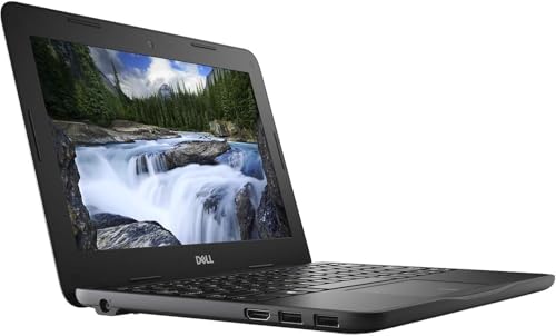 Image of Dell Latitude 3190 Intel Celeron N4100 X4 2.4GHz 4GB 64GB 11.6in Windows 11 Pro, Black (Renewed)