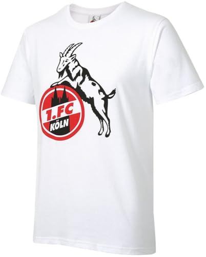 1.FC Köln T-Shirt Basic weiß Gr. 2XL