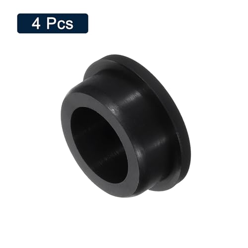 Image of uxcell 4 Pcs Black Plug Holes, Waterproof Rubber Button Plug for 35mm / 1.38 inch Hole