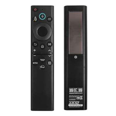 BN59-01385A Solar Voice Remote Replacement for Samsung Frame TV Remote with Bluetooth Rechargeable Solar Cell, Compatible with Samsung TVs 2021-2023 Frame Serif Crystal UHD Neo QLED OLED TVs