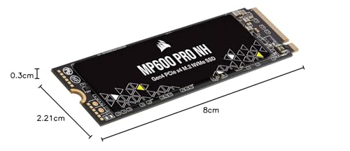 MP600 PRO NH 2 TB SSD M.2 NVMe PCIe Gen4 x4 – TLC NAND ad Alta Densità – M.2 2280 – Compatibilità con DirectStorage – Fino a 7.000 MB/sec – Senza Dissipatore di Calore - Nero - Hdd - Immagine 8