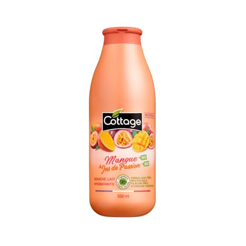 Douche Lait 550ml - Mangue et passion 98% d'ingrédient d'origine naturelle - Cottage