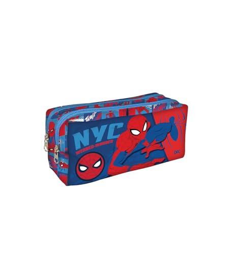 DAC - Estojo Duplo com 2 Zíperes em Tecido - Homem Aranha