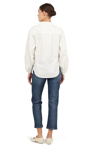Image of Joie Women's Toga Long Sleeve Blouse - Collared Puffed Sleeve Shirt Blouse for Women