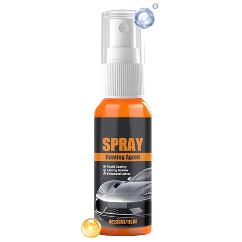 Spray de Revêtement Automobile - Agent de Nettoyage 30ml pour Véhicules,Spray Réparateur de Rayures,Pour Voitures, Utilitaires, Pick-Up Et Camping-Cars