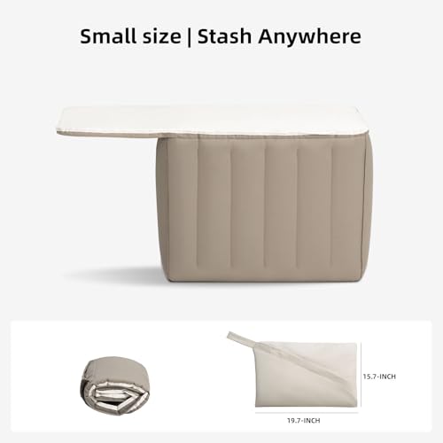 Havnby Pickup Cabin Extending Pad for Cozypad - Foam Topper with Air Base, Expands Diagonal Sleeping Space to 6'3" | Compatible Pickup Cabin Mattress ONLY by Havnby - Used condition - Image 7
