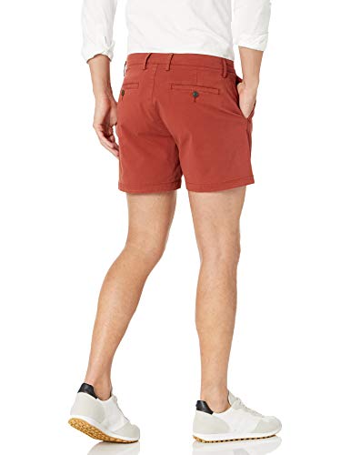 Image of Amazon Essentials Men's Slim-Fit 5 inch Lightweight Comfort Stretch Oxford Cotton Shorts