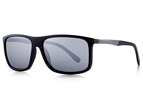 Polarized Square Sunglasses for Men Sports Aluminum Legs O8132