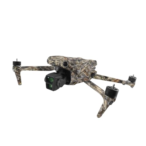 Image of MightySkins Carbon Fiber Skin Compatible with DJI Air 3 - DRT | Protective, Durable Textured Carbon Fiber Finish | Easy to Apply, Remove, and Change Styles