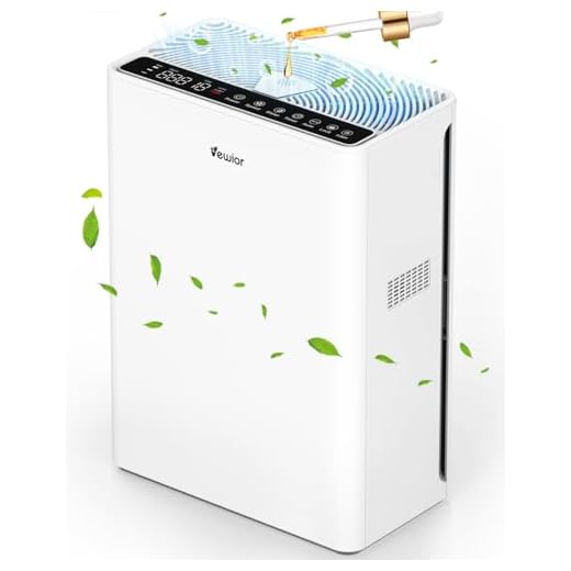 VEWIOR Air Purifiers For Home Large Room Up To 1730 sqft H13 HEPA Air Purifiers Filter With Fragrance Sponge Timer Washable Filter Cover,15 DB Quiet Air Cleaner For Pets Dander Smell Smoke Pollen