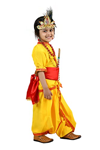 Image of BookMyCostume Krishna Boys Janmashtami Fancy Dress Costume 4-5 years