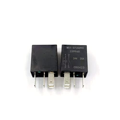 Relé M51 3735090 24VDC 24V 20A de 4 pines para componentes de control eléctrico 3