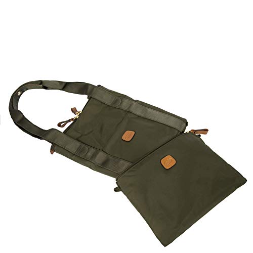 Bric's x-Travel 2.0 22 Inch Cargo Overnight/Weekender Folding Duffle Bag, Olive, One Size