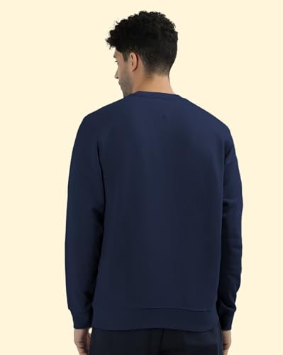 Image of AUSK- Men's Fleece Oversized Printed Sweatshirt