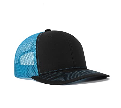 Image of Quanhaigou Trucker Hat - Mesh Snap Back - Unisex Adjustable Baseball Cap - Outdoor Hats for Men Women