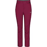 elastisch Jack Wolfskin Unisex Kinder Fourwinds Pants K Freizeithose, Dark Ruby, 152 EU