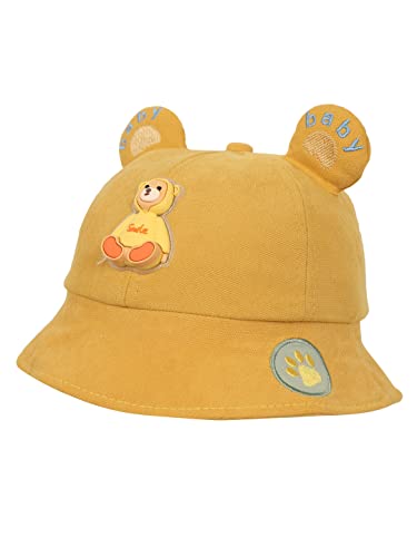 Image of FabSeasons Cotton Bucket Hat /Cap for Boys & Girls, Fits for 1-3 Years Kids, (48 cm-Inner Circumference)