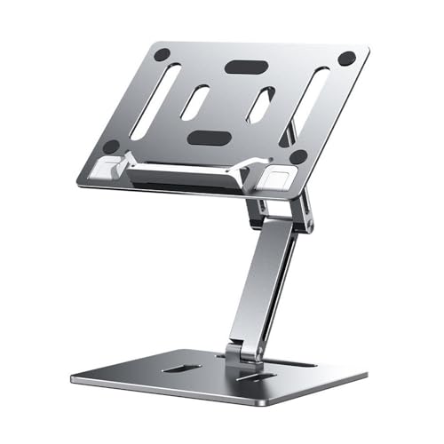 Soporte para portátil de aluminio premium con ajuste de altura para mesa
