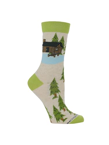 Image of WHD Outdoor Nature Lover Socks for Women & Men | Camping & Lake Life Gift | Novelty Forest Fan