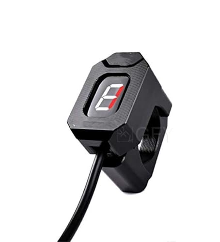 Indicateur de vitesse tactile 6 niveaux rouge avec support guidon pour DL650