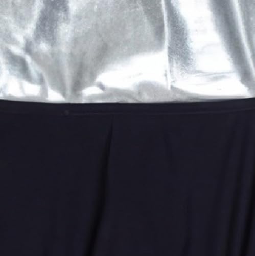 Gottex Baby Girl's Kids Toddler and Little Duo Black and Silver Block Print Two Piece Cropped Rash Guard Long Sleeve Swimsuit3