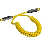 Amazon.co.jp: Poyiccot コイル USB C 延長ケーブル(0.5M~1.5M 伸縮