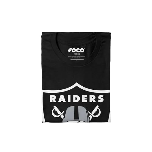 FOCO Men's Standard NFL Team Primary Logo Black Short Sleeve T-Shirt, XXX-Large - Image 4