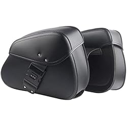 Maletas Rigidas Baratas Para Moto Kirdume Alforjas para Moto - Funda de Viaje sobre alforjas - Equipaje de Viaje Alforjas Desmontable Motocicleta Bolsa Lateral para Scooter